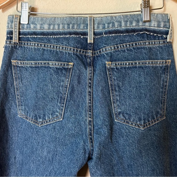 Women’s Jeans Size 28 Current/Elliott Blue High Rise Ankle Crop Two-Toned Rugged - Picture 4 of 15